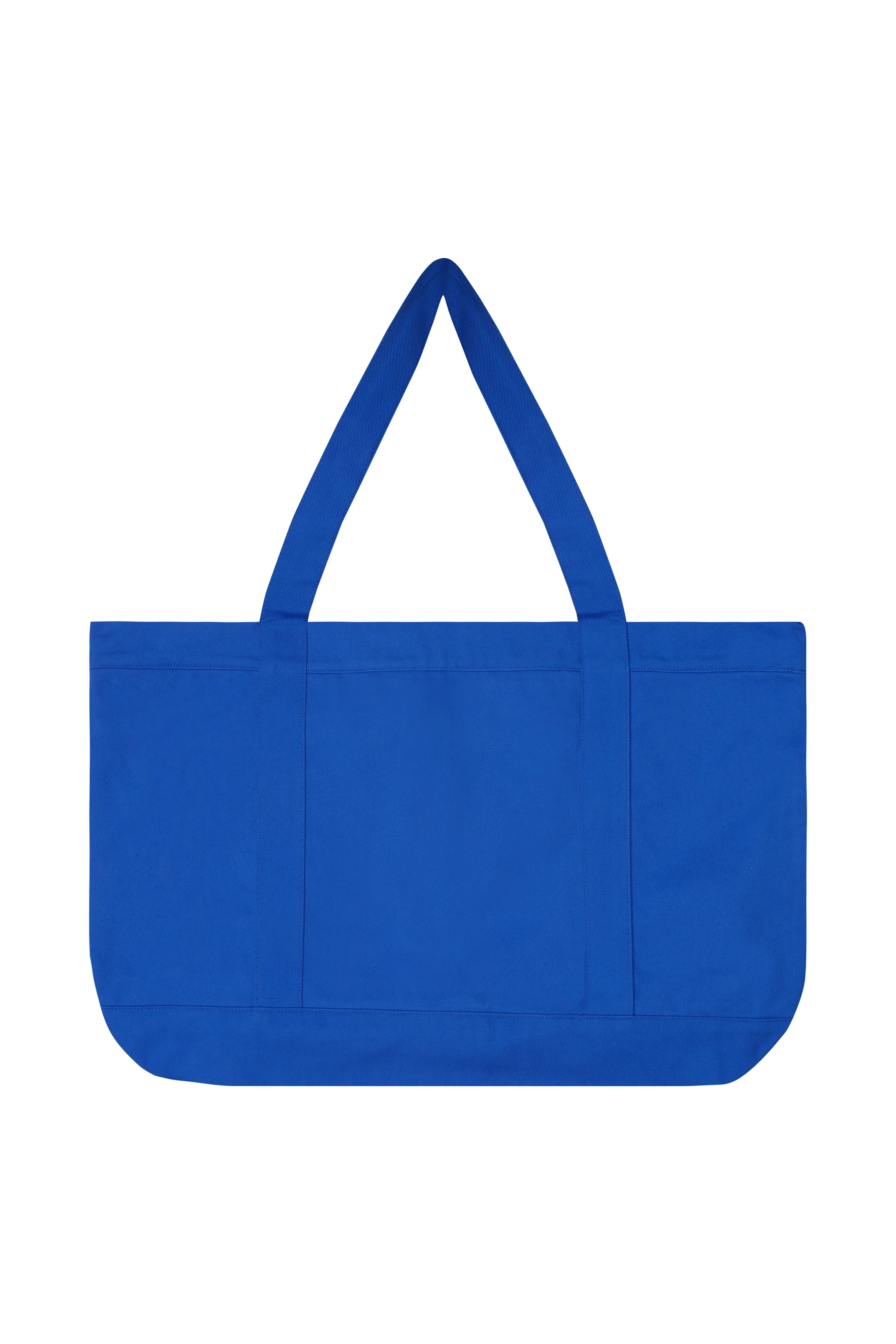 100% Recycled Big Tote Bag Blue