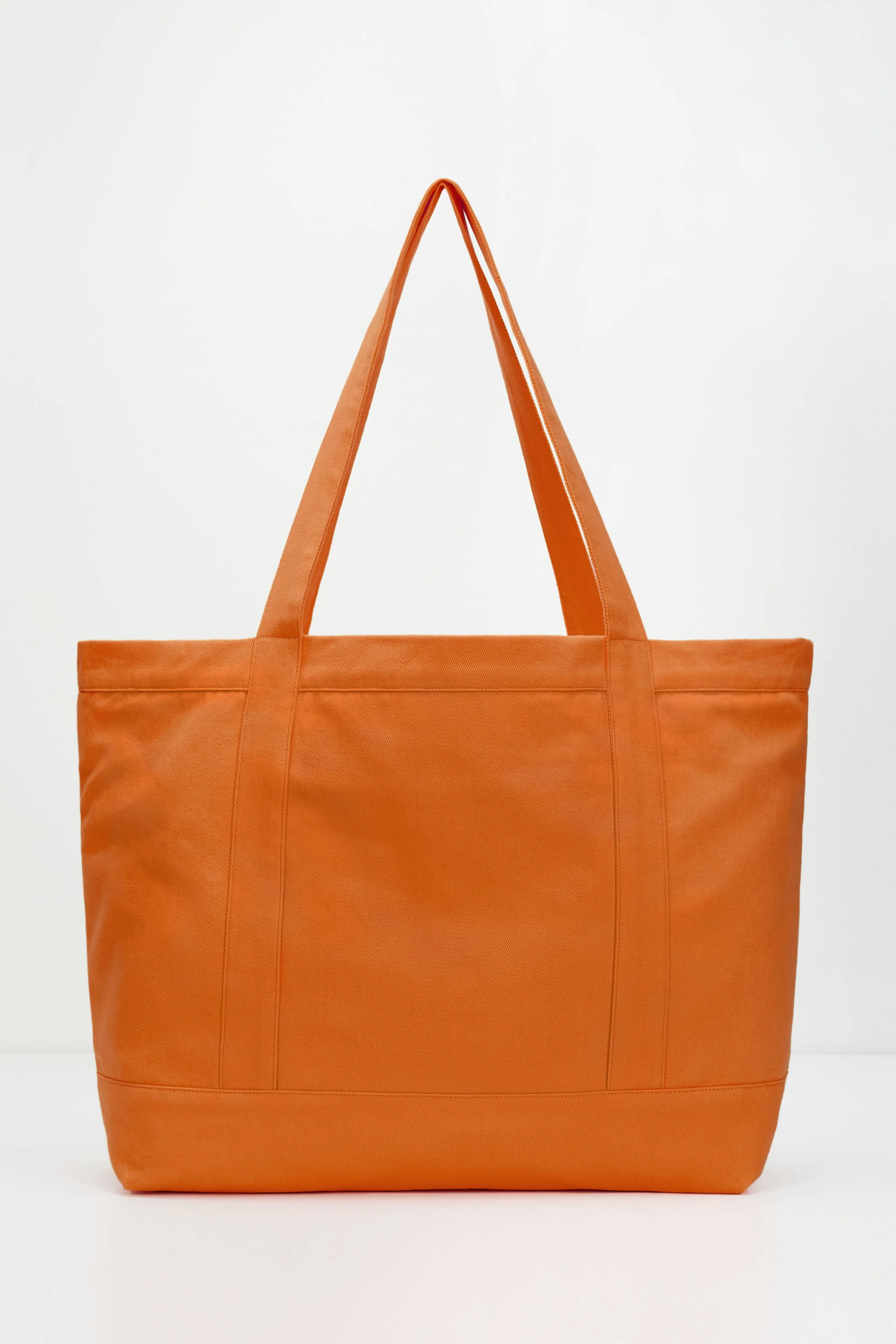 100% Recycled Big Tote Bag Orange