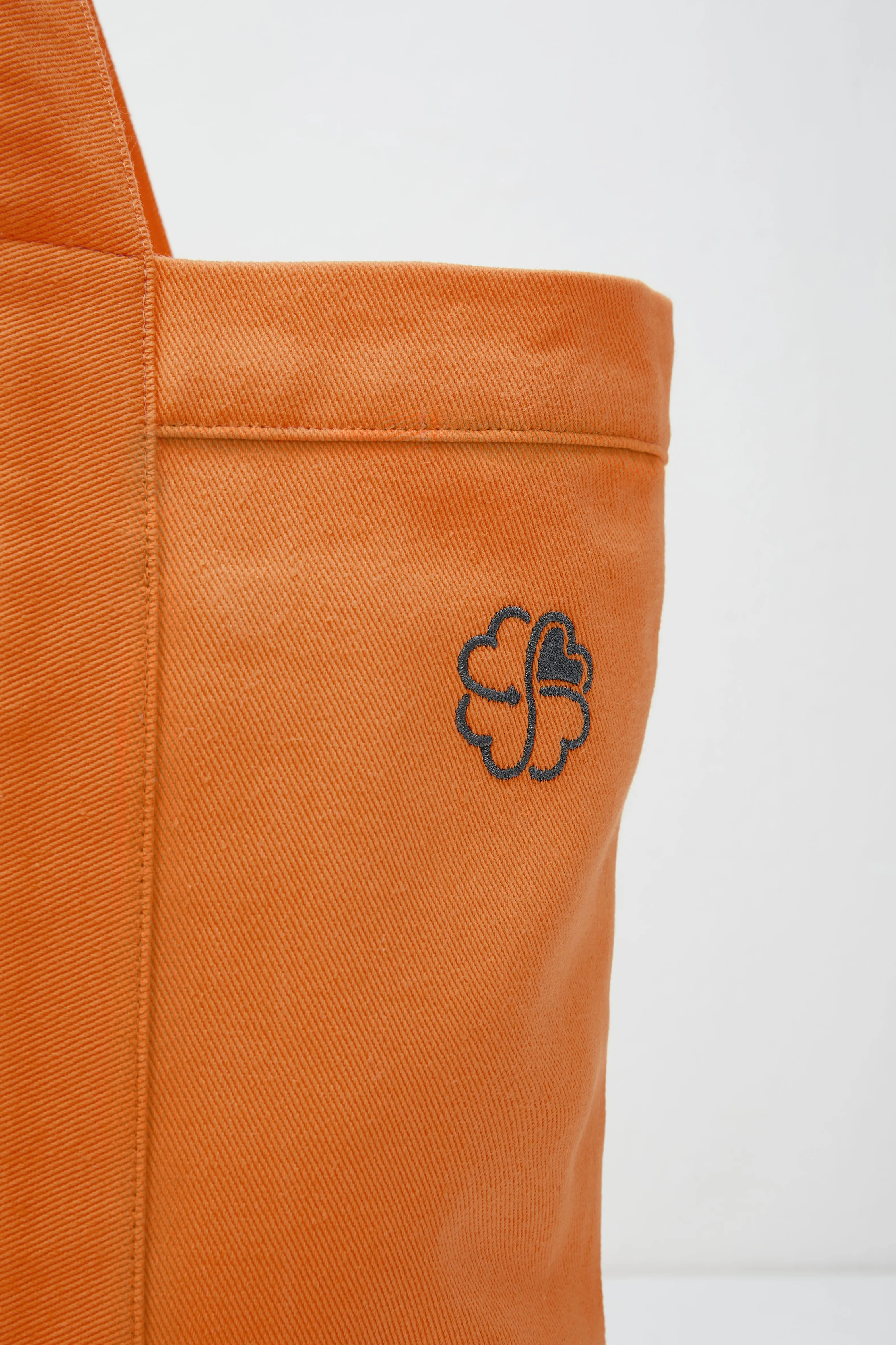 100% Recycled Big Tote Bag Orange