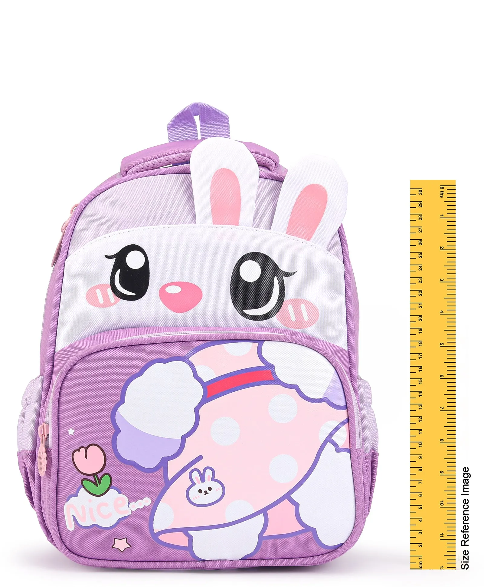 Bunny Design Backpack - Purple