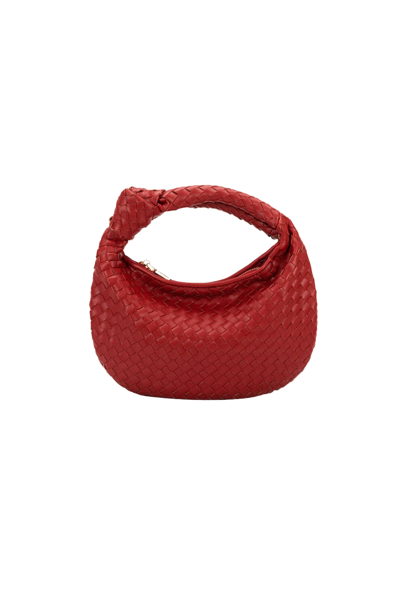 Drew Red Small Woven Bag