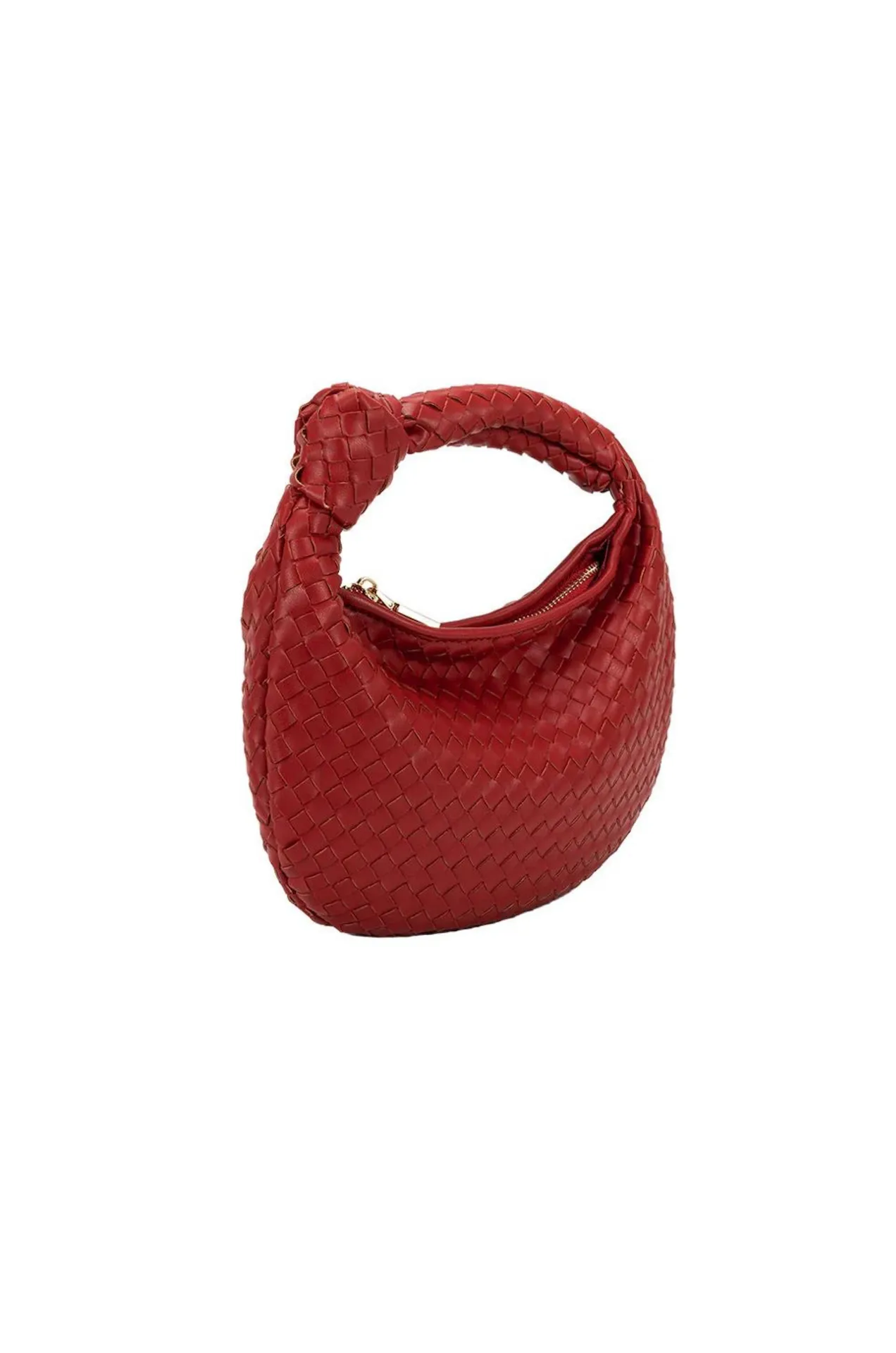 Drew Red Small Woven Bag