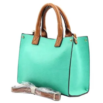 Faux Leather Turquoise 3 in 1 Mini Handbag