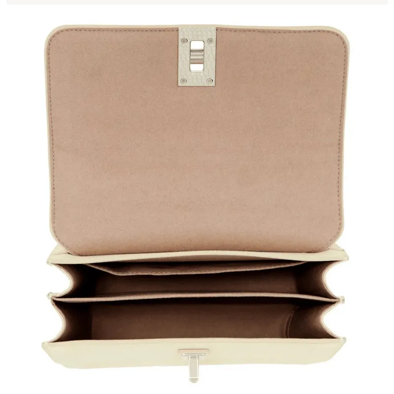 Furla Villa Small Crossbody Bag - White Cotton