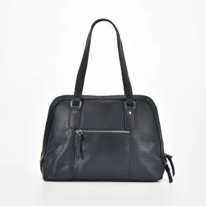 GABEE Cremorne RFID Protective Leather Business Bag with Padded Laptop Sleeve Tote Bag