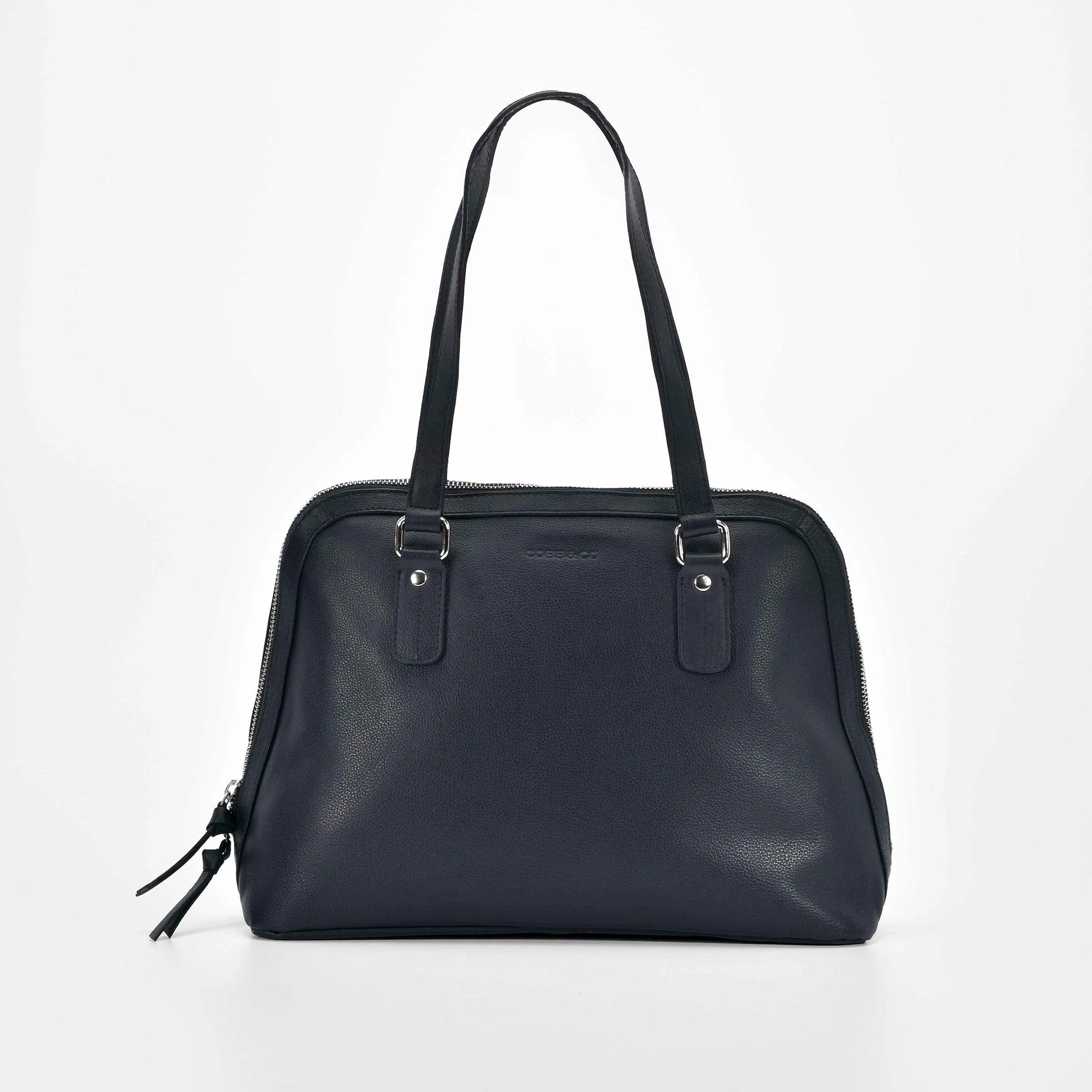GABEE Cremorne RFID Protective Leather Business Bag with Padded Laptop Sleeve Tote Bag