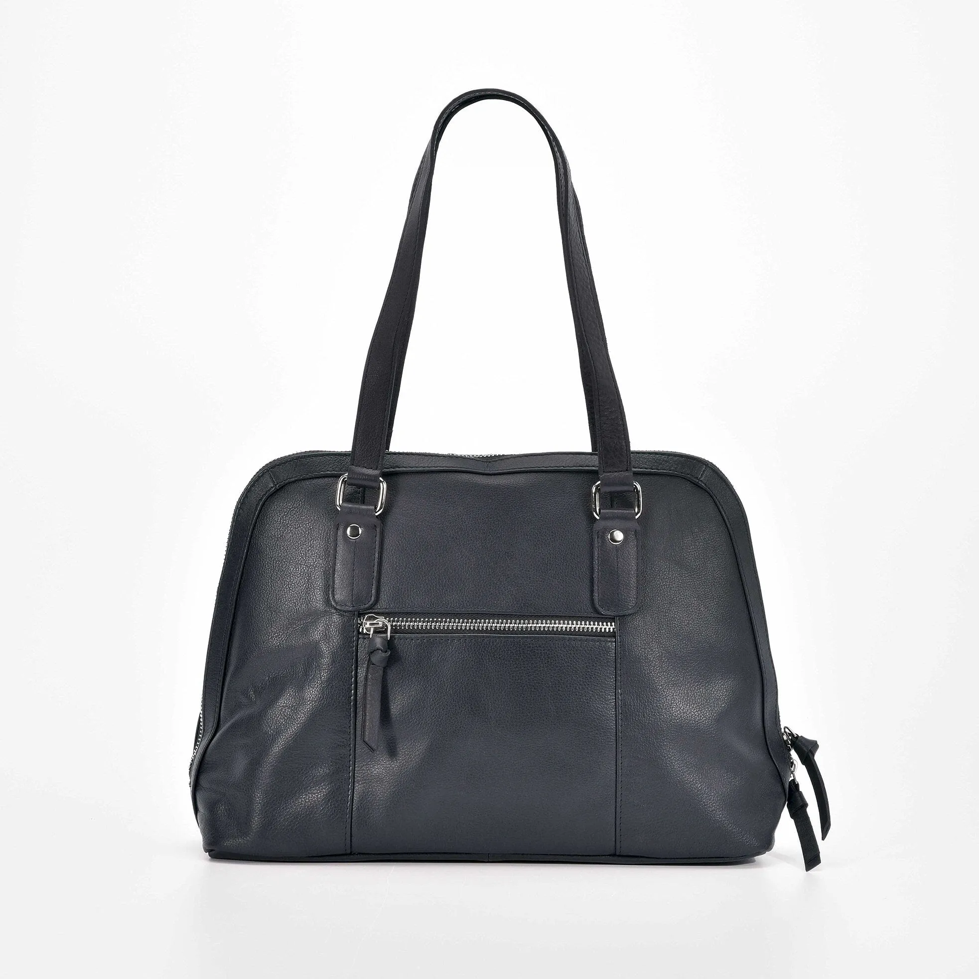 GABEE Cremorne RFID Protective Leather Business Bag with Padded Laptop Sleeve Tote Bag