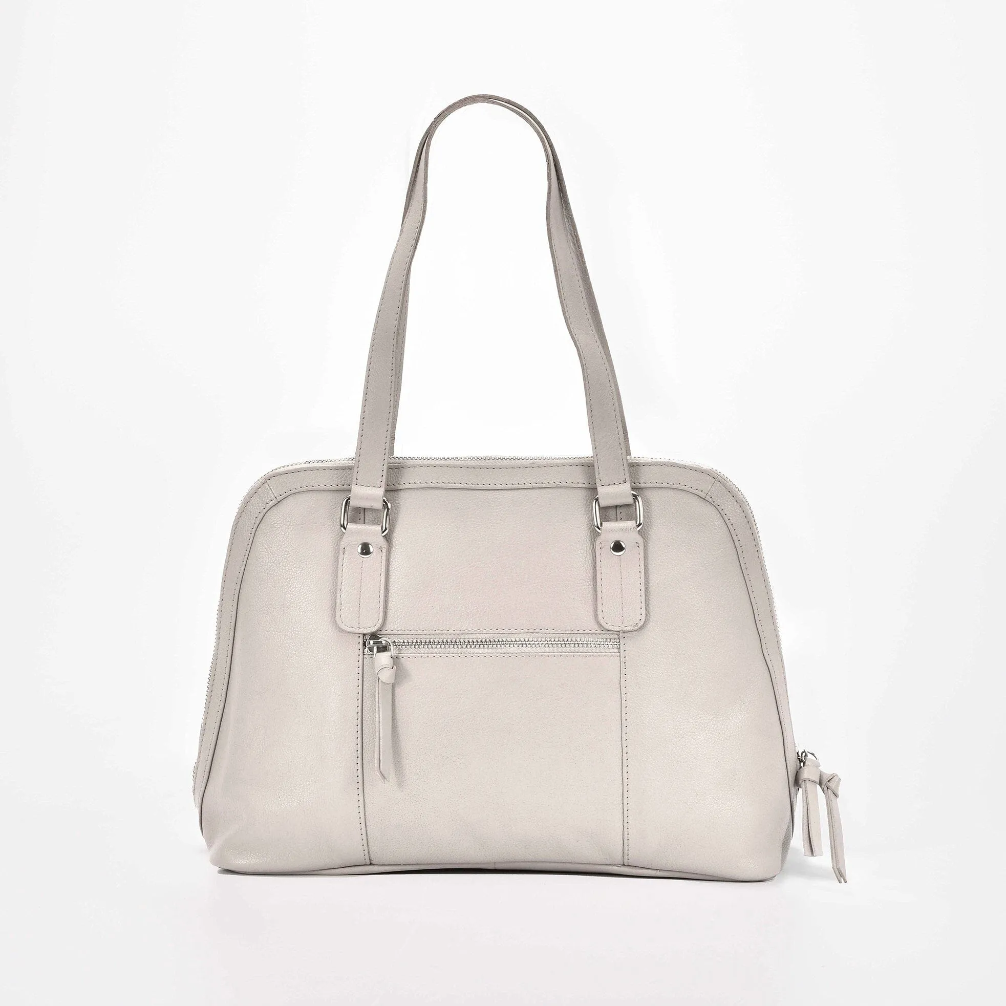 GABEE Cremorne RFID Protective Leather Business Bag with Padded Laptop Sleeve Tote Bag