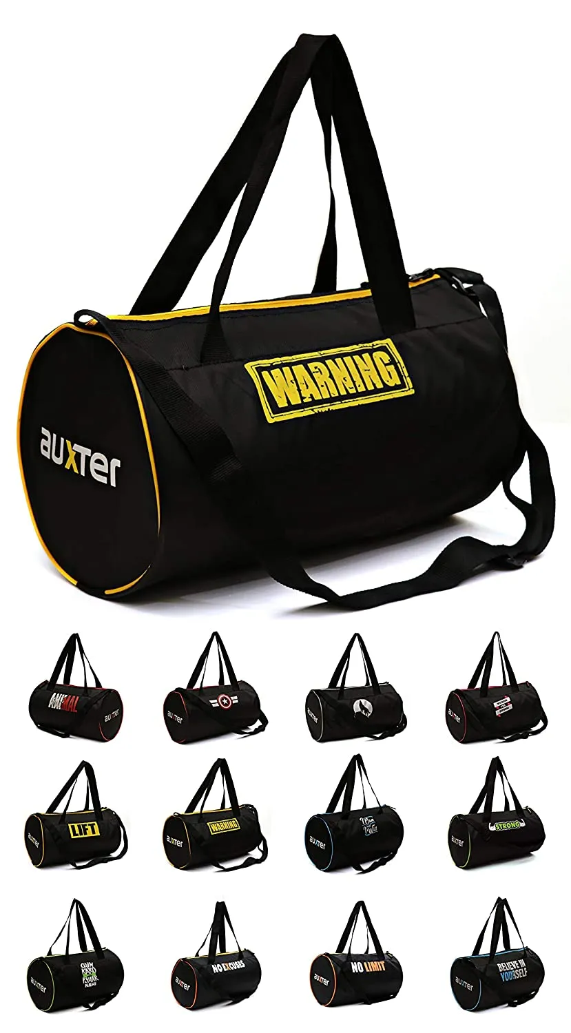 Gym Bag Duffel Bag for boys Girls Black 15 ltr.