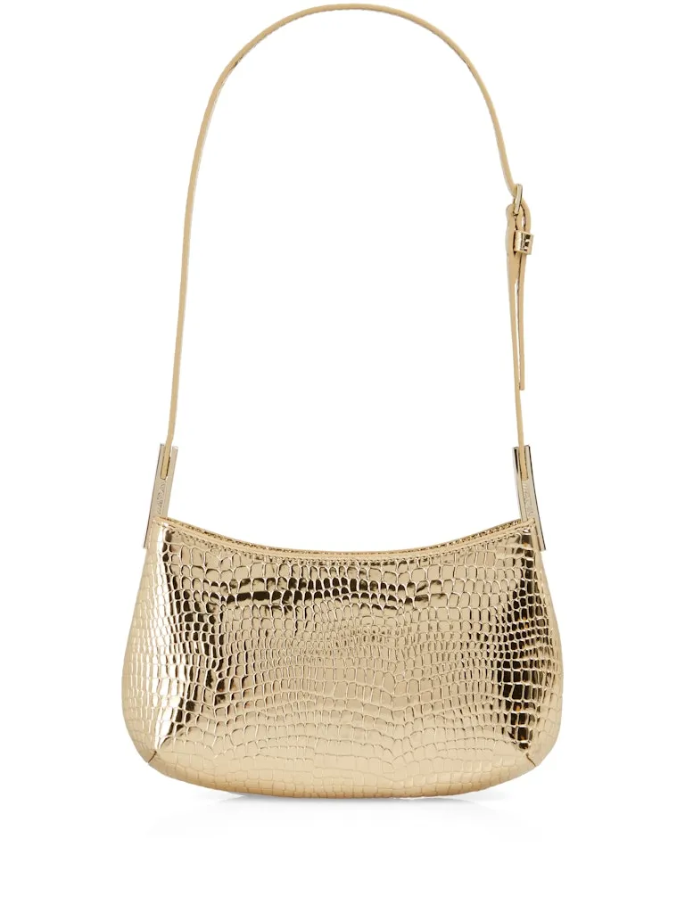 Light Gold Croc Finish Bag