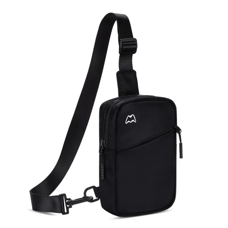 Outdoor Sports Chest Bag Lightweight Cell Phone Crossbody Packs(Black)