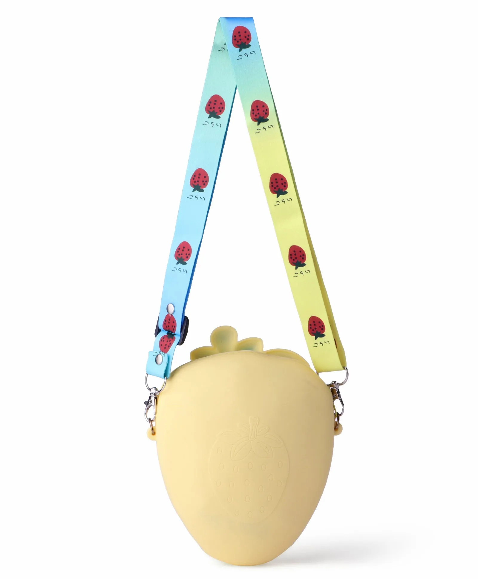 RAW STRAWBERRY SILICON SLING BAG - YELLOW