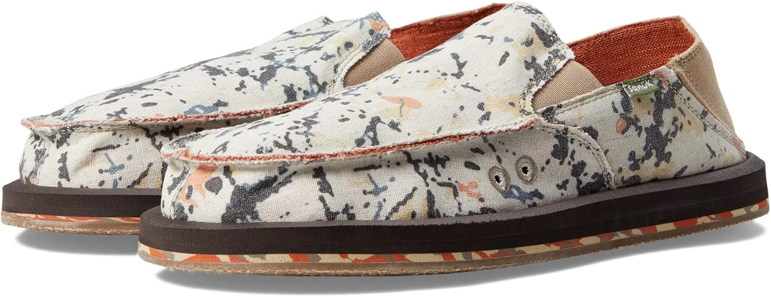 Sanuk Men's Sidewalk Surfer St Donavon's Secret Stache