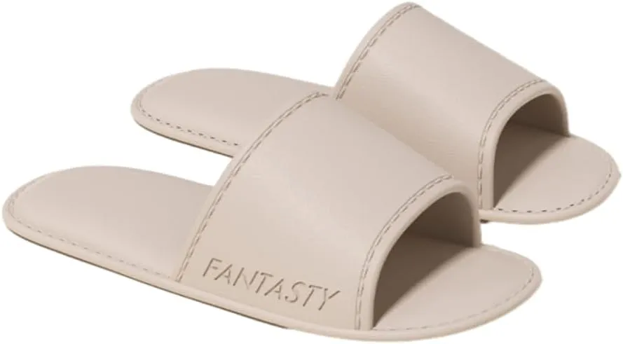 Travel Slippers for Women and Men Foldable Portable Slides Sandals Soft Lightweight Non-Slip Hotel Spa Slippers Bathroom Shower Shoes