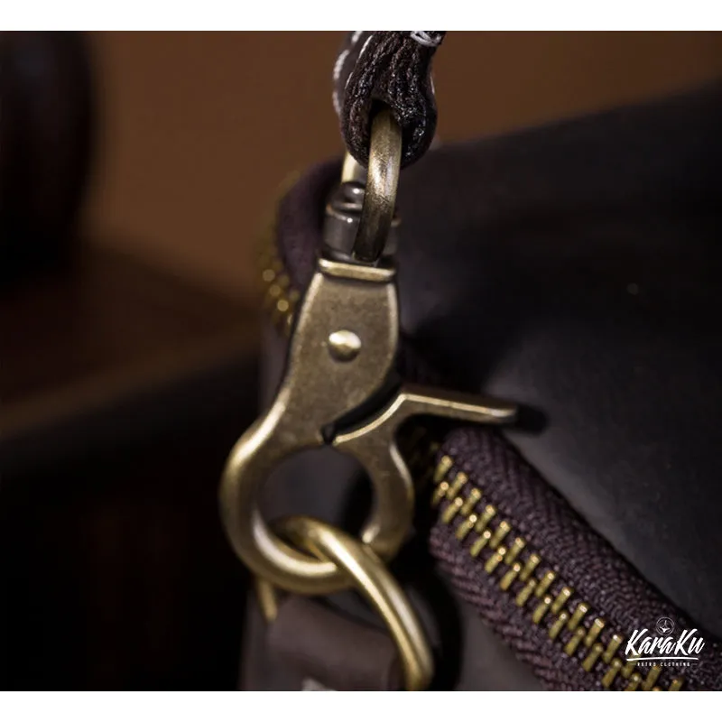 Vintage Small Leather Shoulder Bag