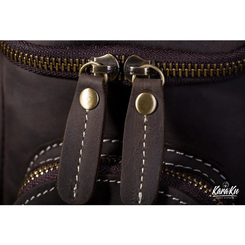 Vintage Small Leather Shoulder Bag