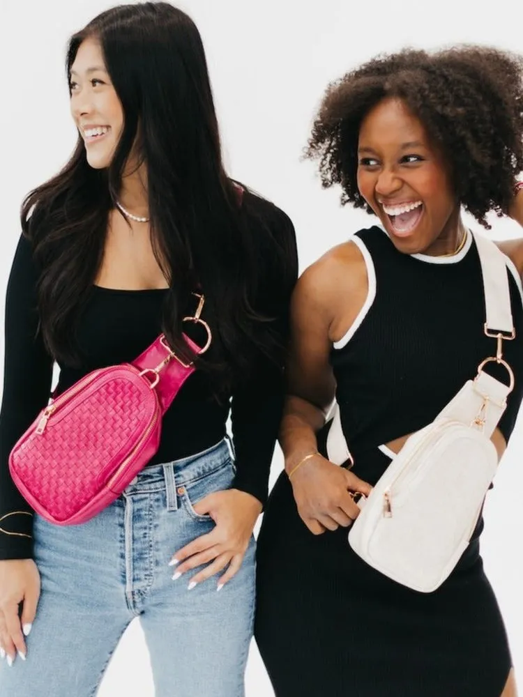 Waverly Woven Sling Bag