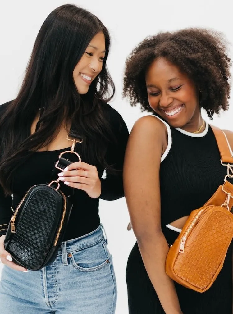 Waverly Woven Sling Bag