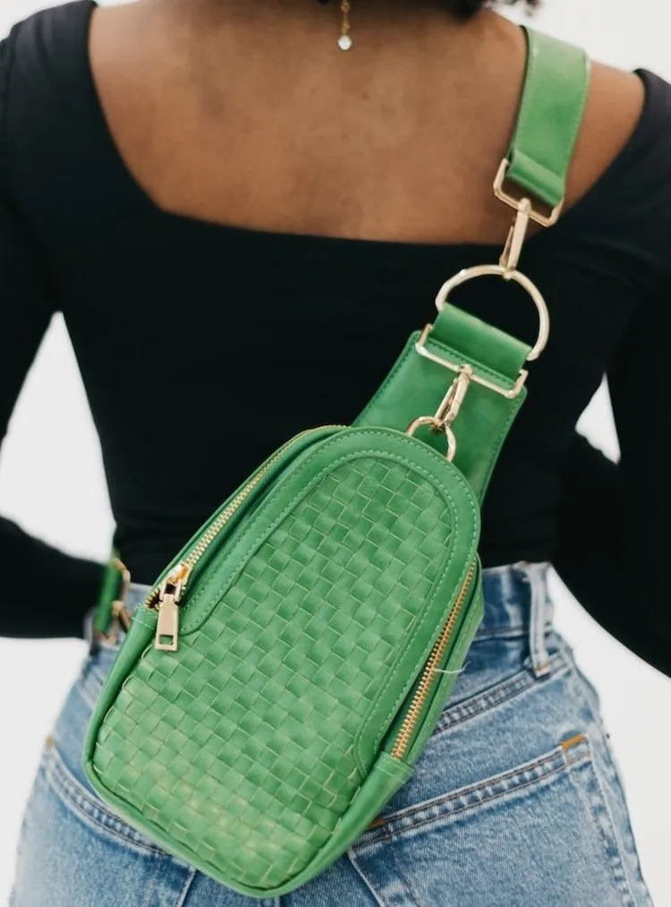 Waverly Woven Sling Bag