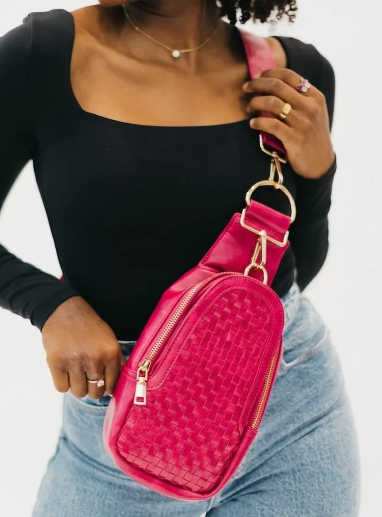 Waverly Woven Sling Bag