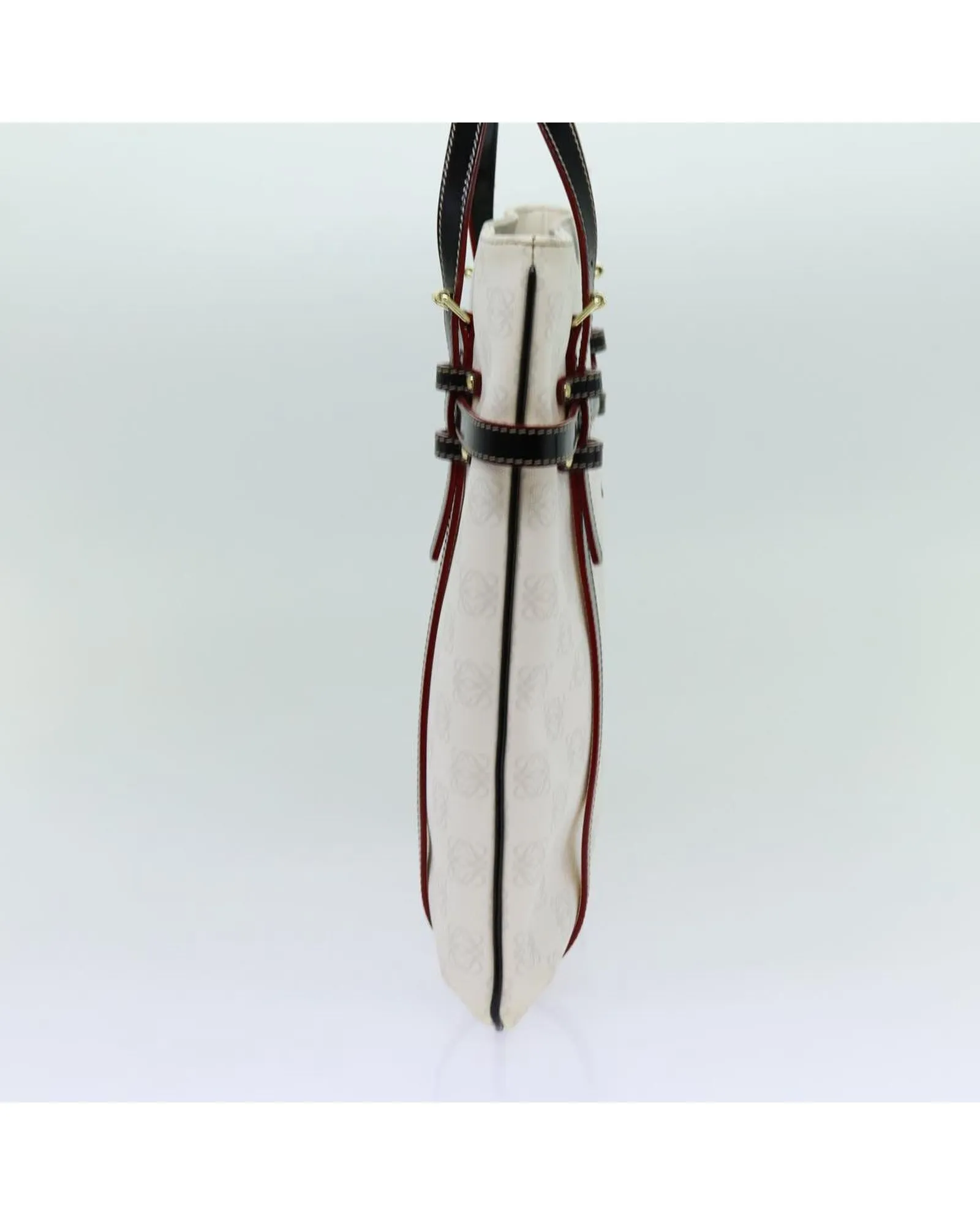 White PVC Leather Tote Bag by LOEWE