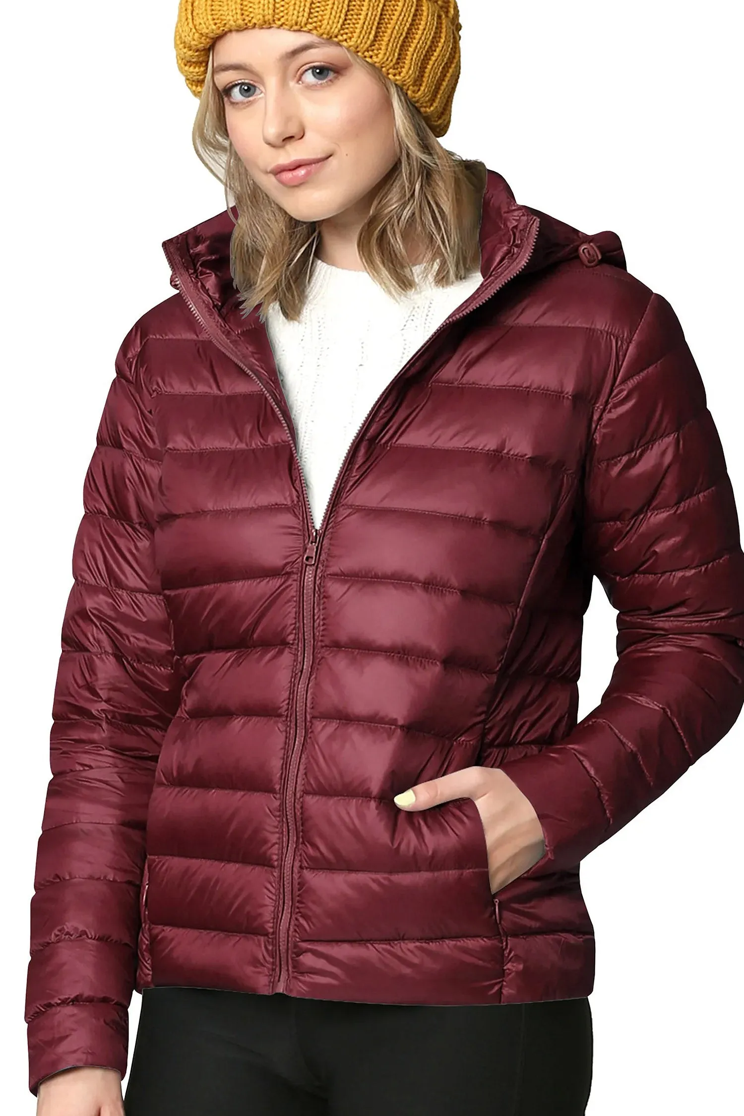 Women's Essential Ultra Light Weight Packable Down Jacket