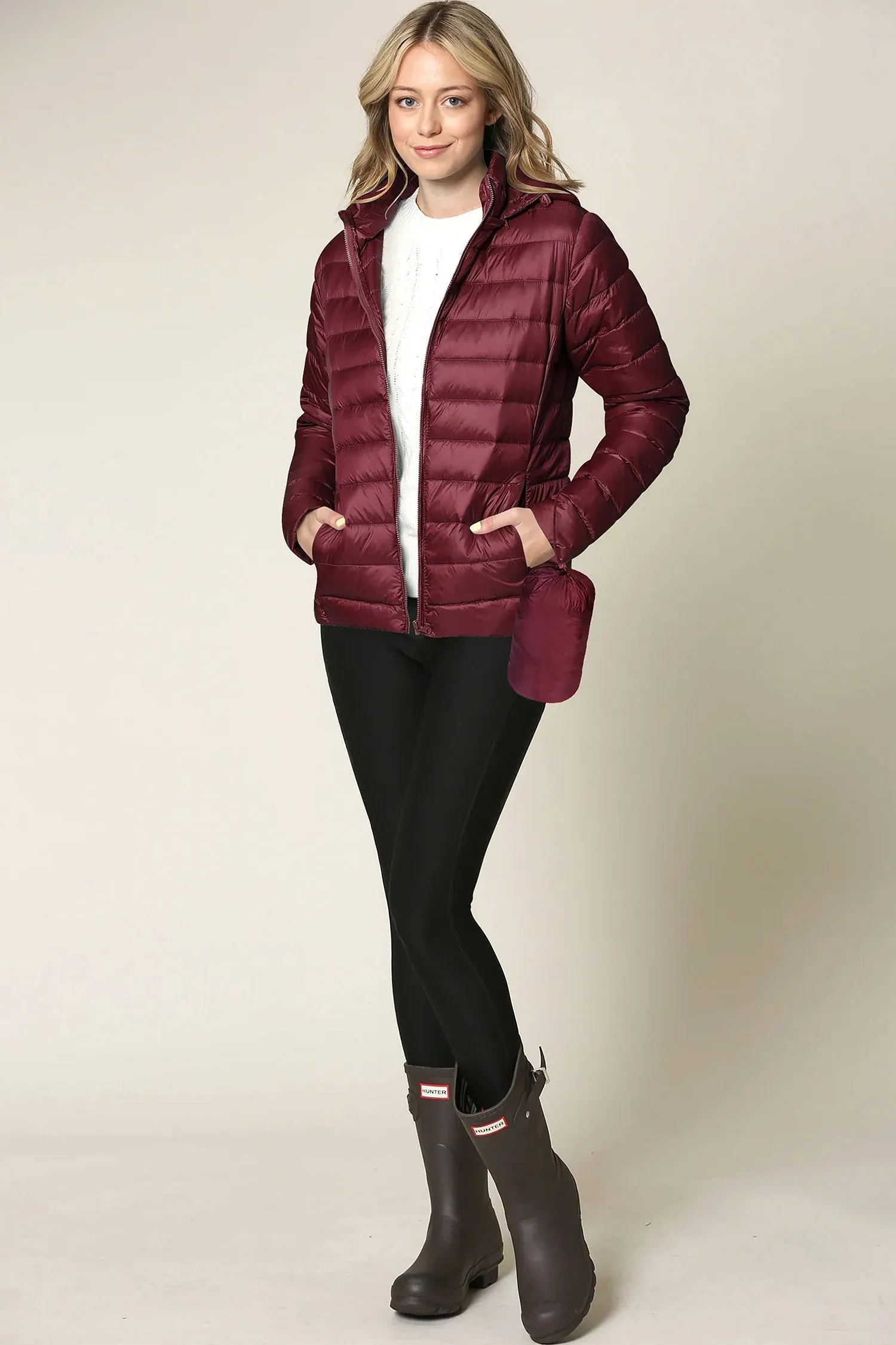 Women's Essential Ultra Light Weight Packable Down Jacket