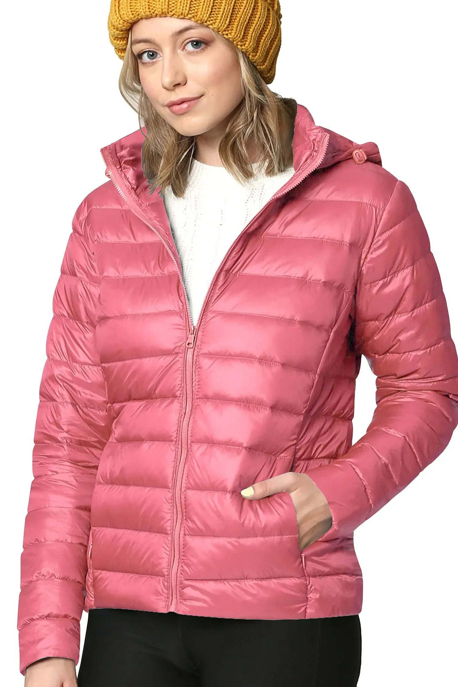 Women's Essential Ultra Light Weight Packable Down Jacket