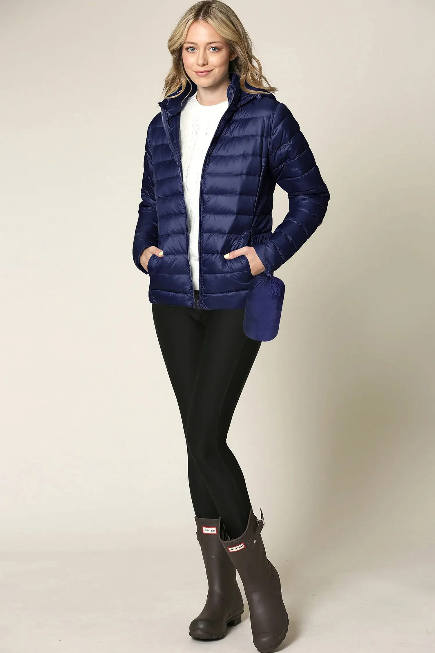 Women's Essential Ultra Light Weight Packable Down Jacket