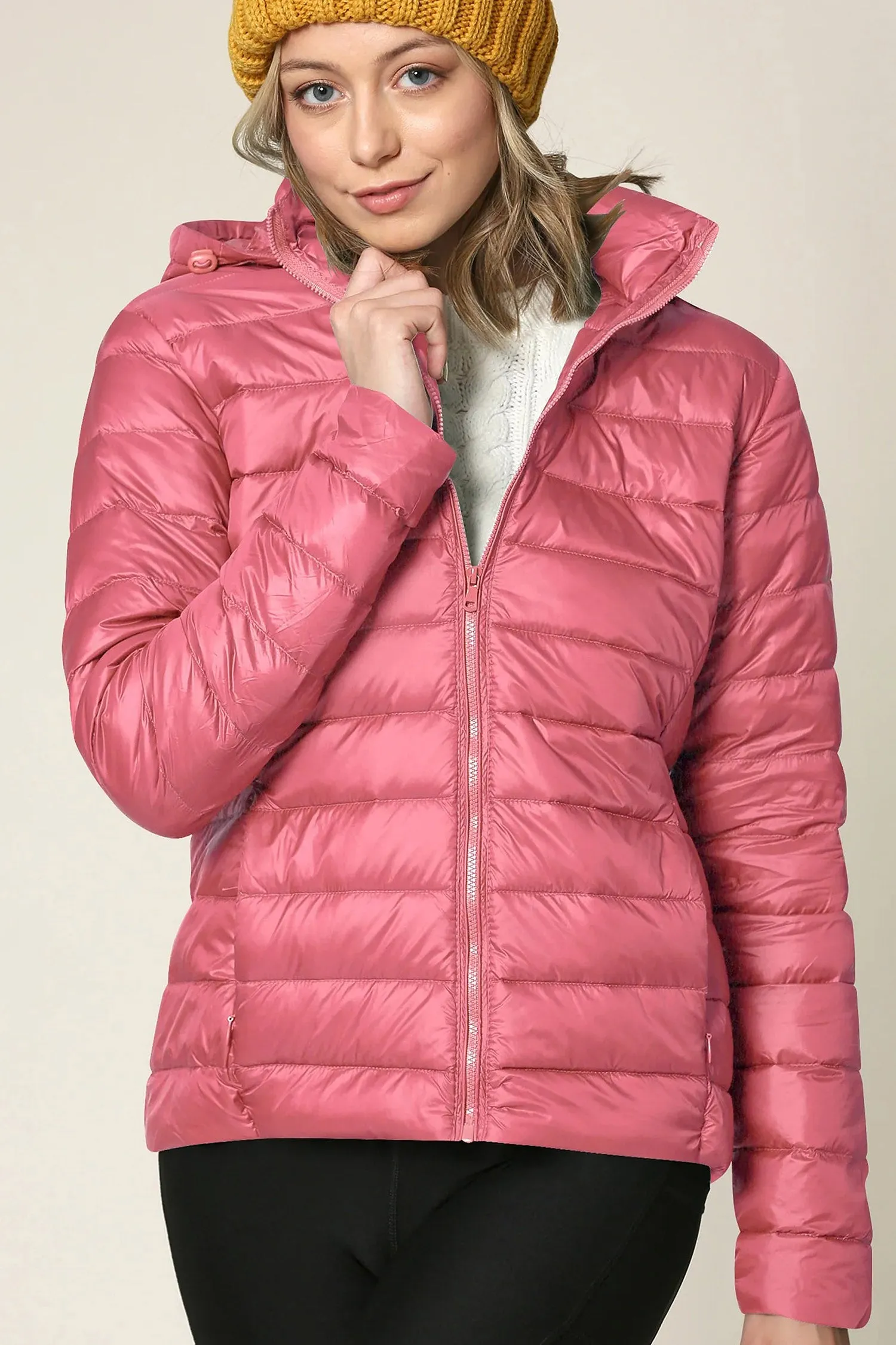 Women's Essential Ultra Light Weight Packable Down Jacket