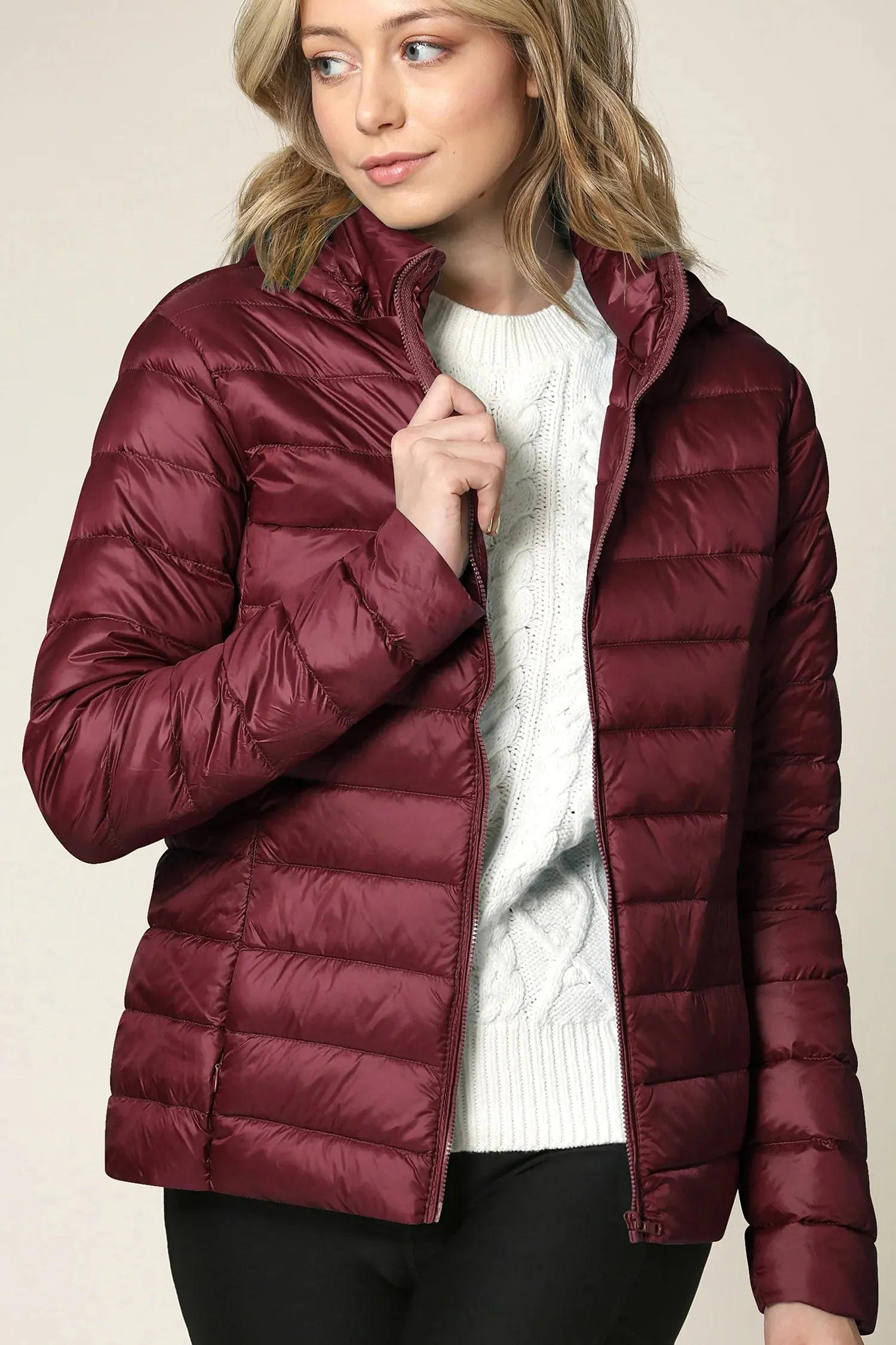 Women's Essential Ultra Light Weight Packable Down Jacket