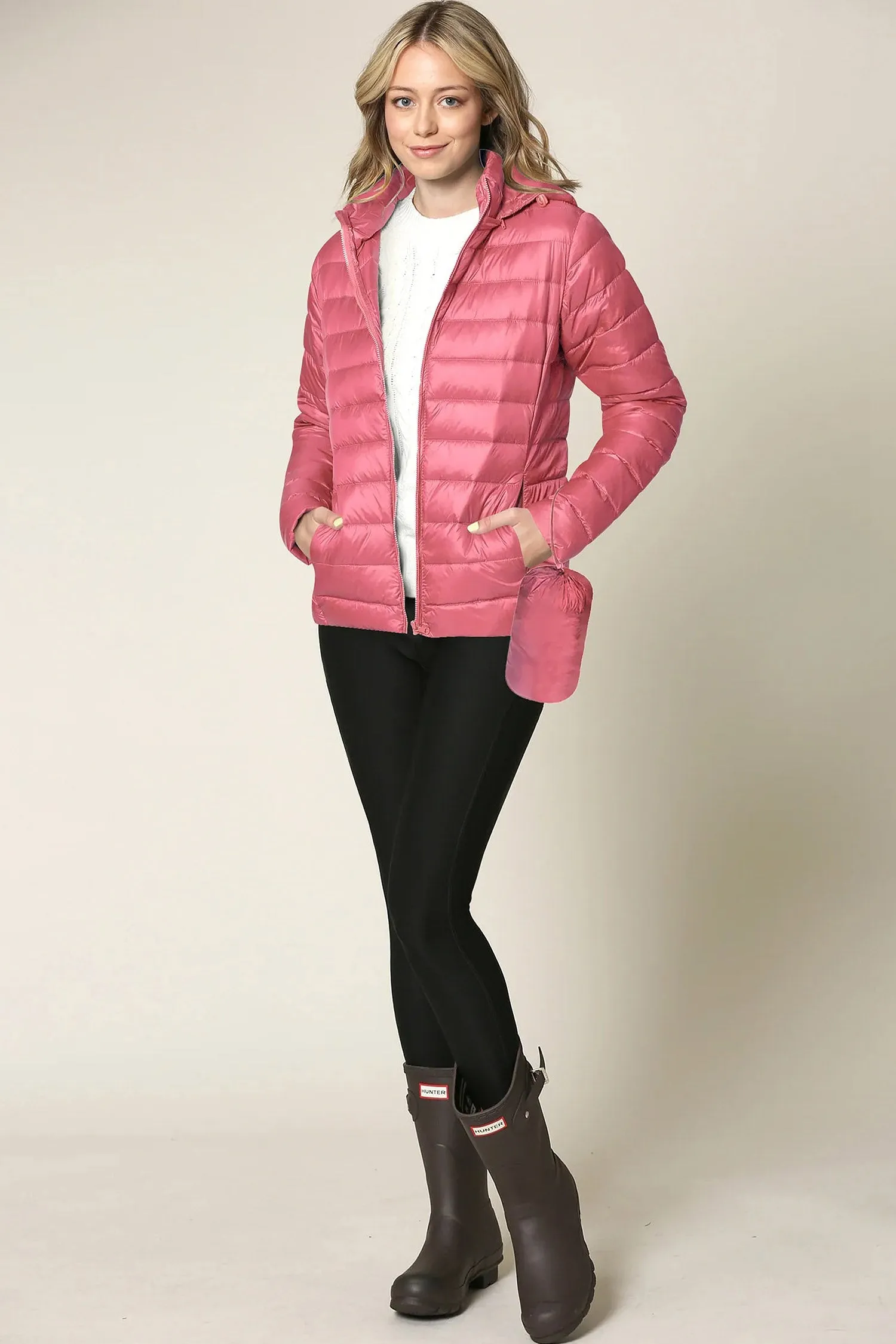 Women's Essential Ultra Light Weight Packable Down Jacket