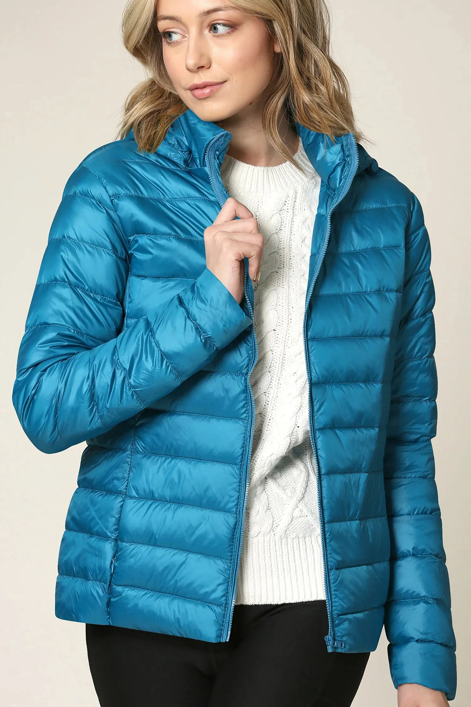 Women's Essential Ultra Light Weight Packable Down Jacket