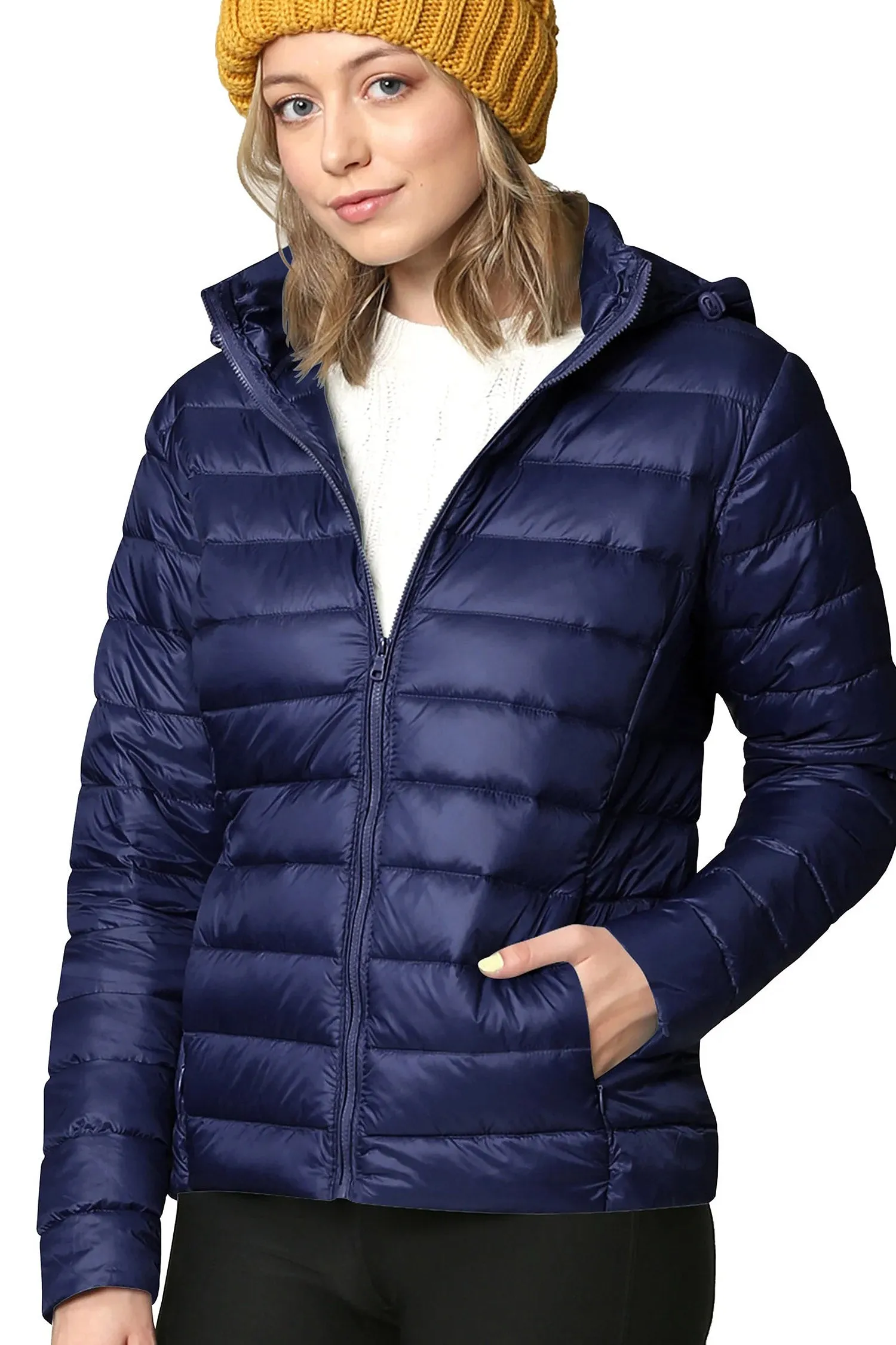 Women's Essential Ultra Light Weight Packable Down Jacket